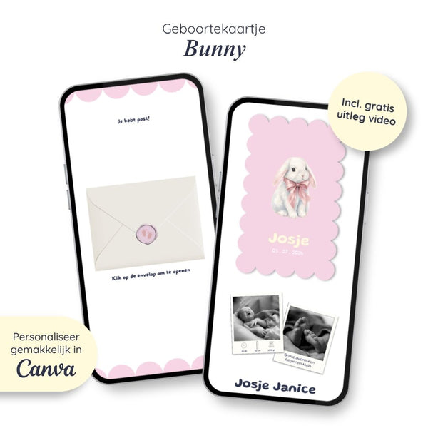 Geboortekaartje // Bunny