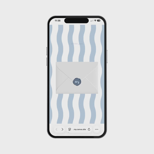 Geboortekaartje // Stripes Blue