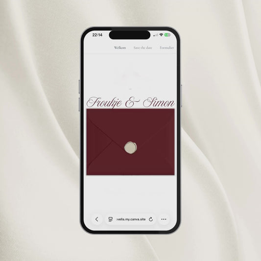 Save the Date // Pearl Burgundy